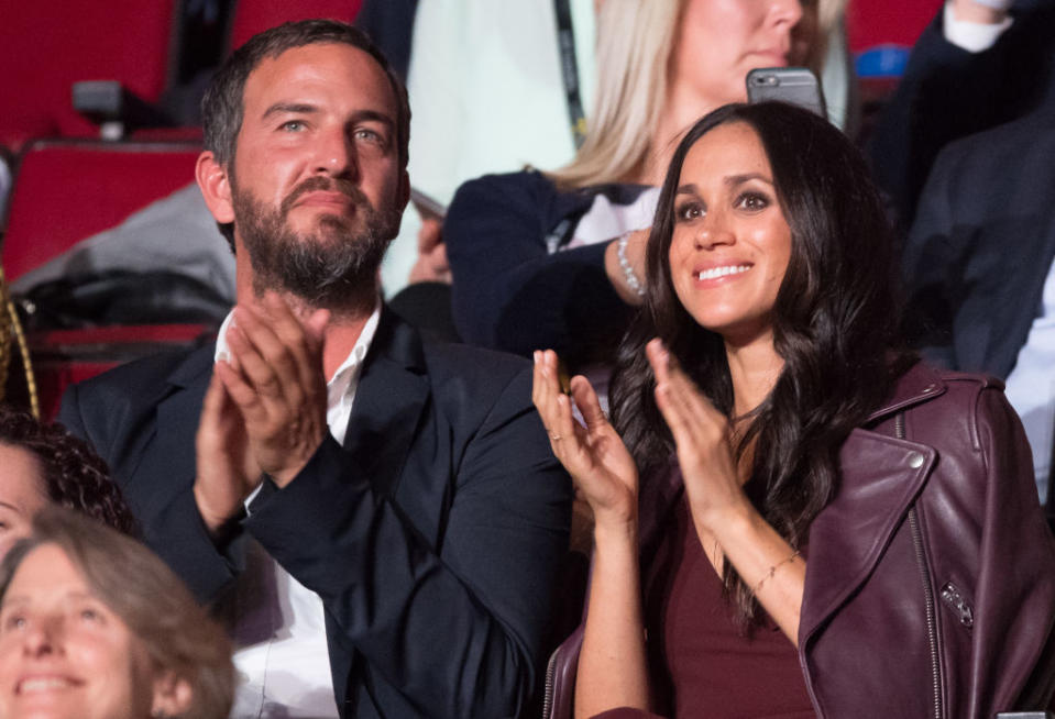 TORONTO, ON - SEPTEMBER 23: Meghan Markle attends the opening ceremony on day 1 of the Invictus Games Toronto 2017 on September 23, 2017 in Toronto, Canada. The Games use the power of sport to inspire recovery, support rehabilitation and generate a wider understanding and respect for the Armed Forces. (Photo by Samir Hussein/WireImage)