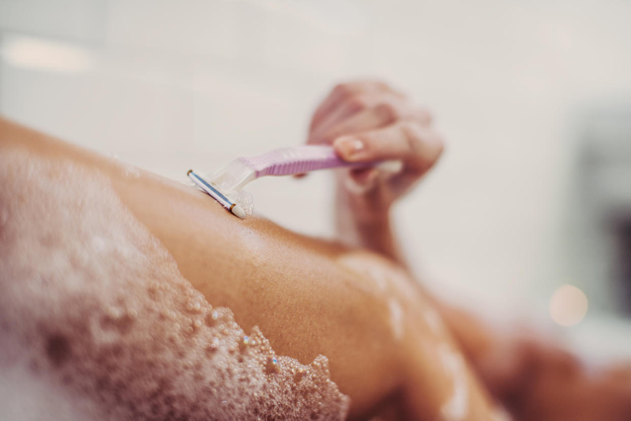 Does your partner have a right to comment on your body hair routine? [Photo: Getty]