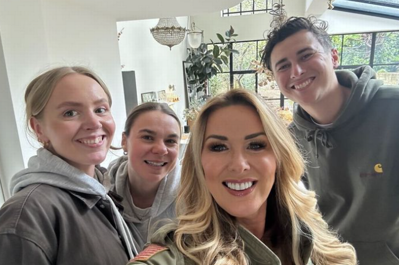 Claire Sweeney has shared details of her busy day filming