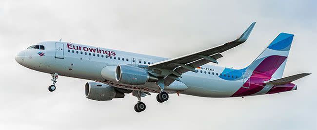 Un avion Eurowings.