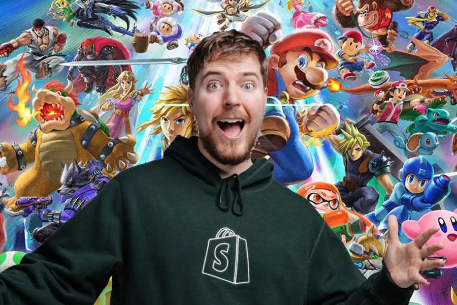 MrBeast se convierte en luchador de Super Smash Bros. Ultimate gracias a un mod