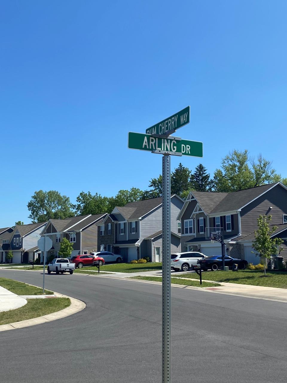 The street named after Arling Pitcher on the southside of Indianapolis