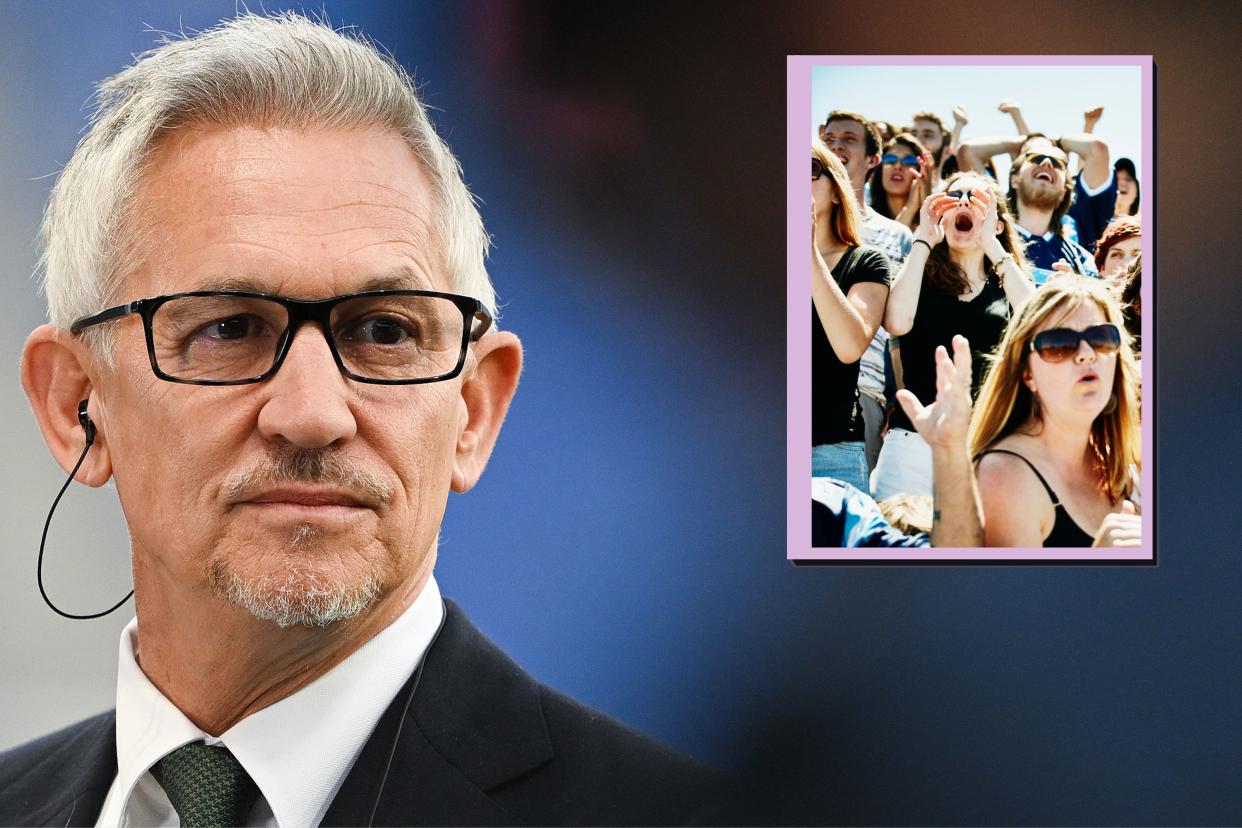  Gary Lineker main image drop in of parents shouting from the sports stand 