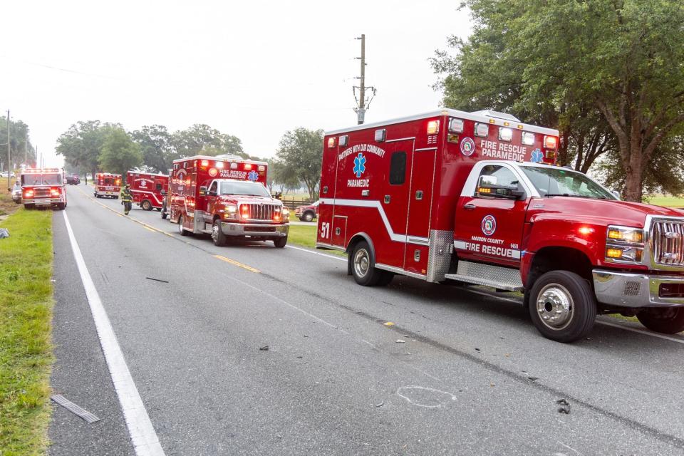 Eight people died and almost 40 others were injured when a bus carrying farm workers collided with a pickup truck on State Road 40 in Marion County.