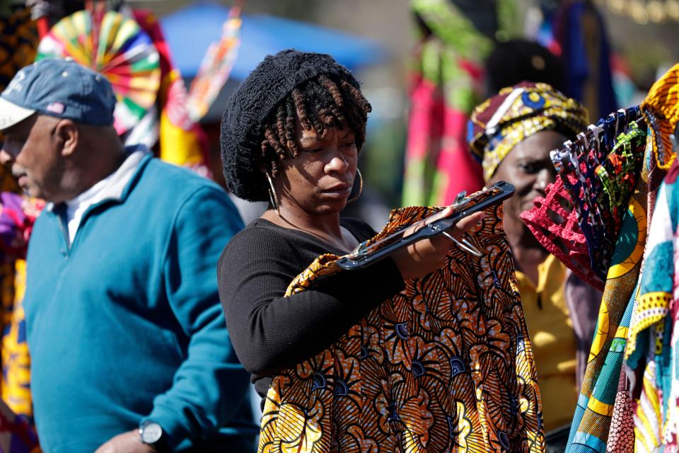 Cascades Park bustled with people Saturday, Feb. 22, 2020, for the annual Harambee Festival hosted by FAMU. 