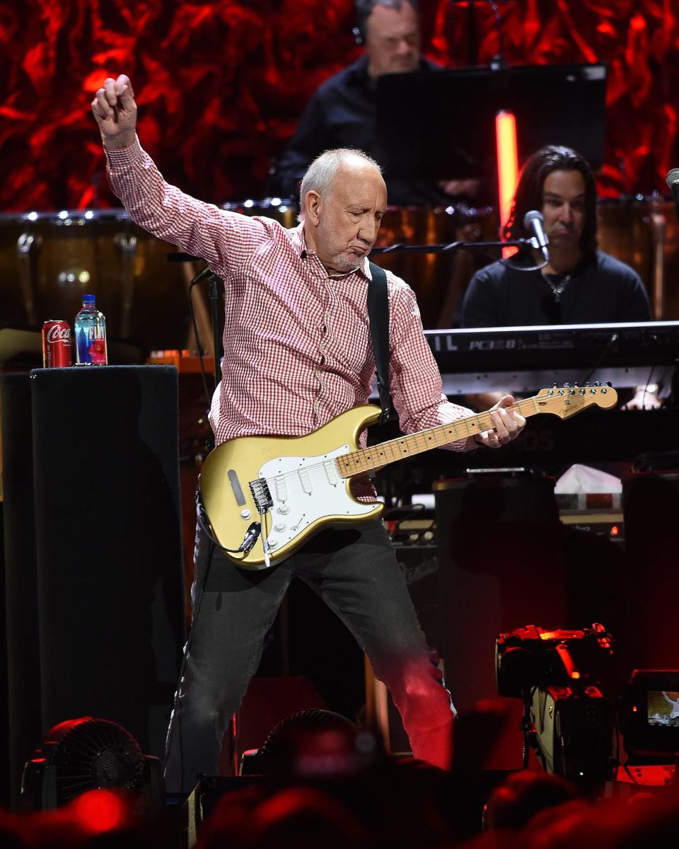 BOSTON - Pete Townshend and The Who perform at TD Garden on Wednesday.