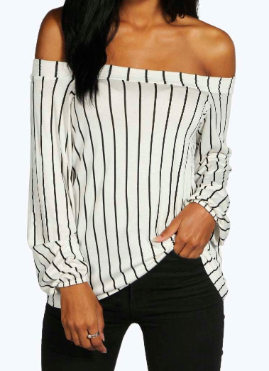 Trends with sudden growth (may not last) - off-the-shoulder top