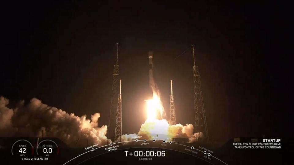 After a pair of scrubbed launch attempts last week, SpaceX's first rocketloaded with 60 Starlink satellites has successfully taken off from CapeCanaveral