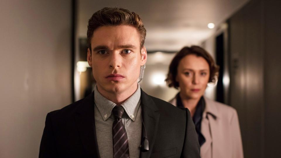 Richard Madden and Keeley Hawes in Bodyguard