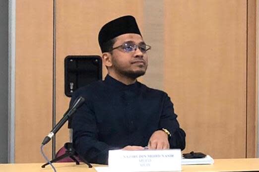 The Mufti of Singapore, Dr Nazirudin Mohd Nasir. PHOTO: Dhany Osman/Yahoo News Singapore 