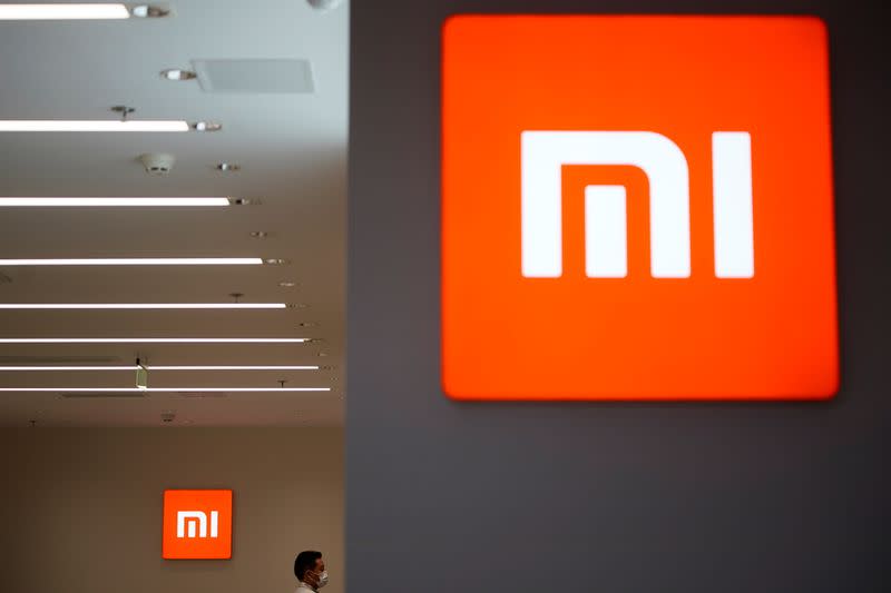 The Xiaomi logo is seen at a Xiaomi shop, in Shanghai