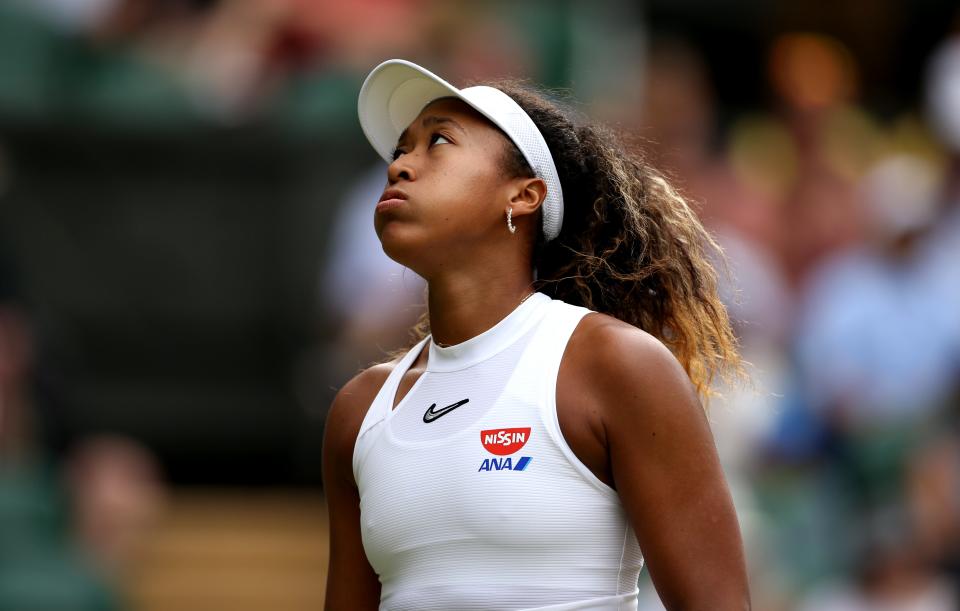 Naomi Osaka’s first round match at the Olympic tennis tournament in Tokyo has been removed from the schedule for Saturday. (PA Wire)