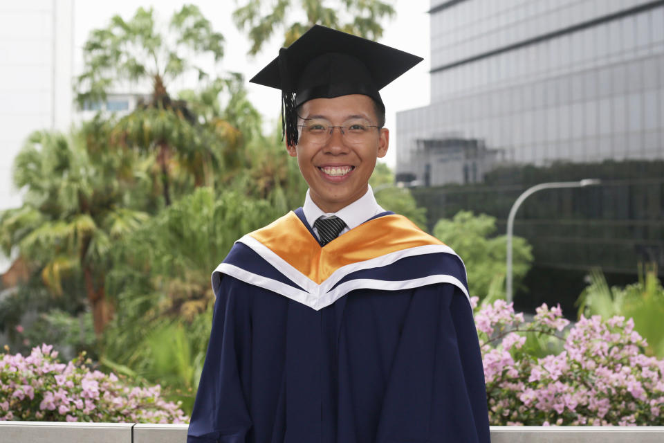 NTU valedictorian Edward Yee is also Singapore's first Rhodes scholar in 14 years. (PHOTO: Dhany Osman / Yahoo News Singapore)