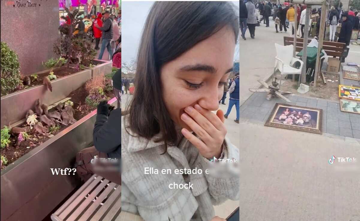 Mujer va a mercado de segunda mano y se encuentra cuadro de su familia Foto: El universal