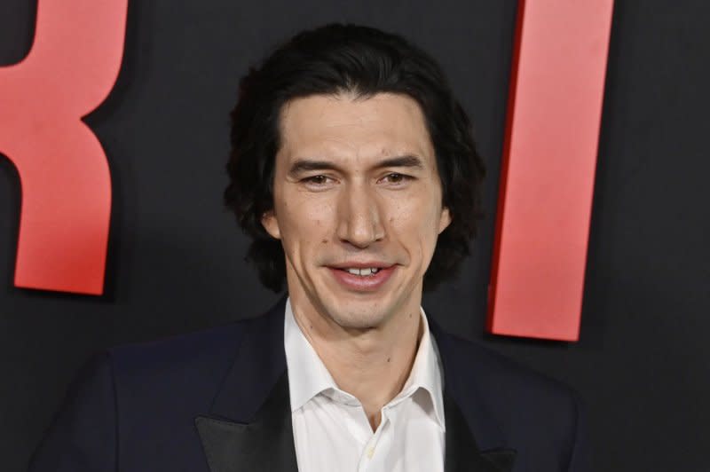Adam Driver stars in "Megalopolis," a new film written, directed and produced by Francis Ford Coppola. File Photo by Jim Ruymen/UPI