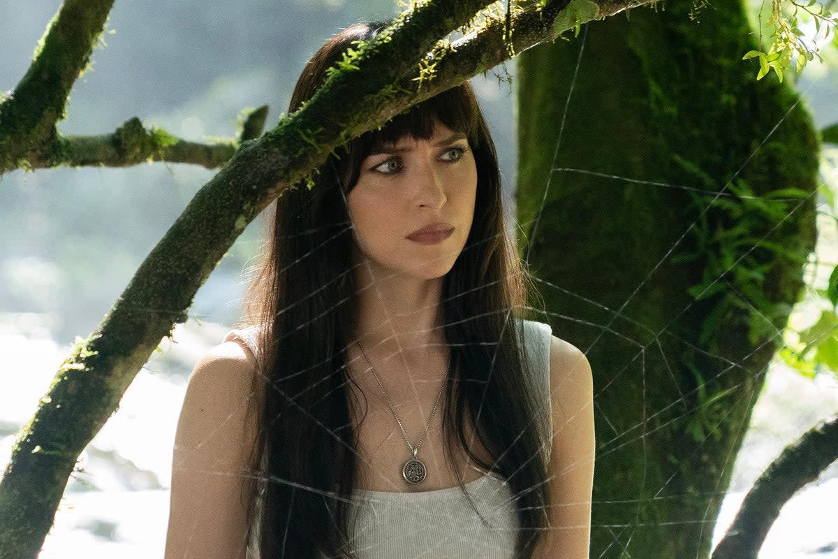 Spider hunter: Dakota Johnson in ‘Madame Web’ (Sony)