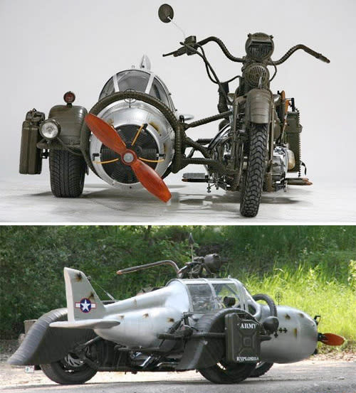 WWII Fighter Plane Sidecar (Images courtesy Henrik Toth)