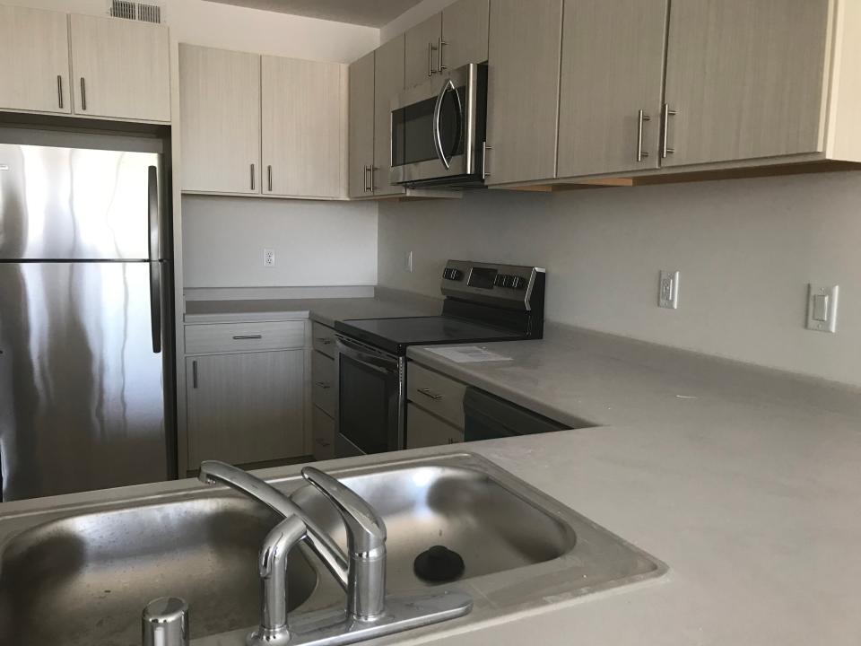 Affordable housing units located at the former Phillis Wheatley School site, will all contain the amenities featured in this one-bedroom unit.