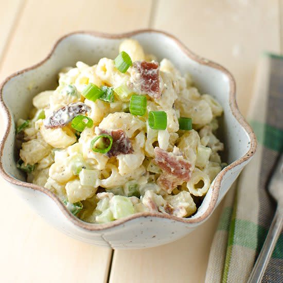 Bacon Deviled Egg Macaroni Salad