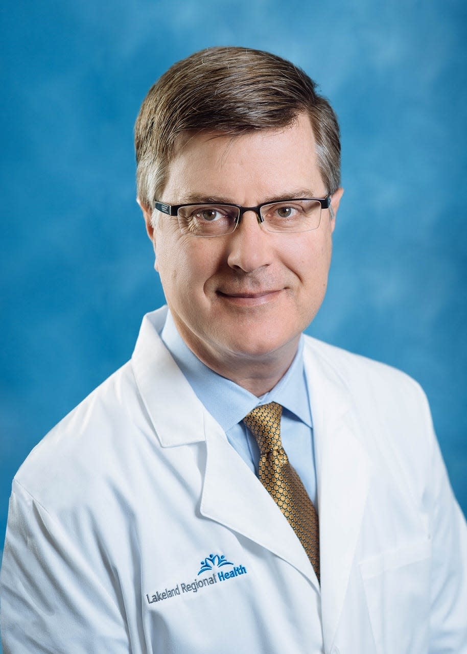 Dr. Graham Greene , medical director of surgical and specialty practices for Lakeland Regional Health.