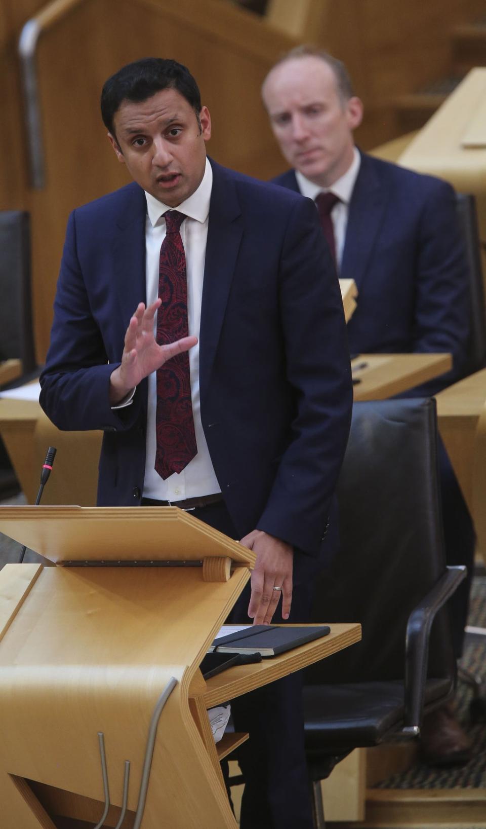 Anas Sarwar said the SNP has ‘let down’ Glasgow (Fraser Bremner/PA) (PA Wire)