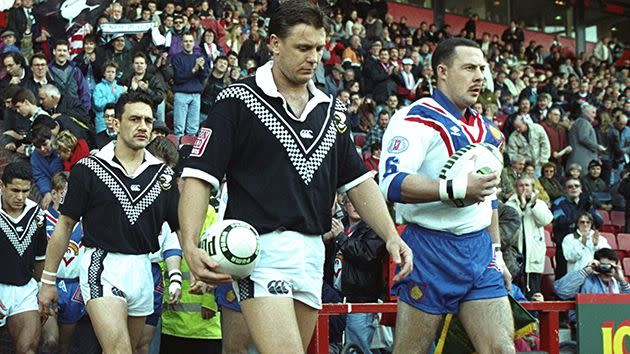 Schofield (R) in his heyday. Image: Getty