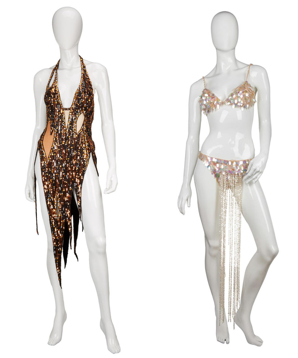 Bob Mackie dress; 'Bedazzled' costume