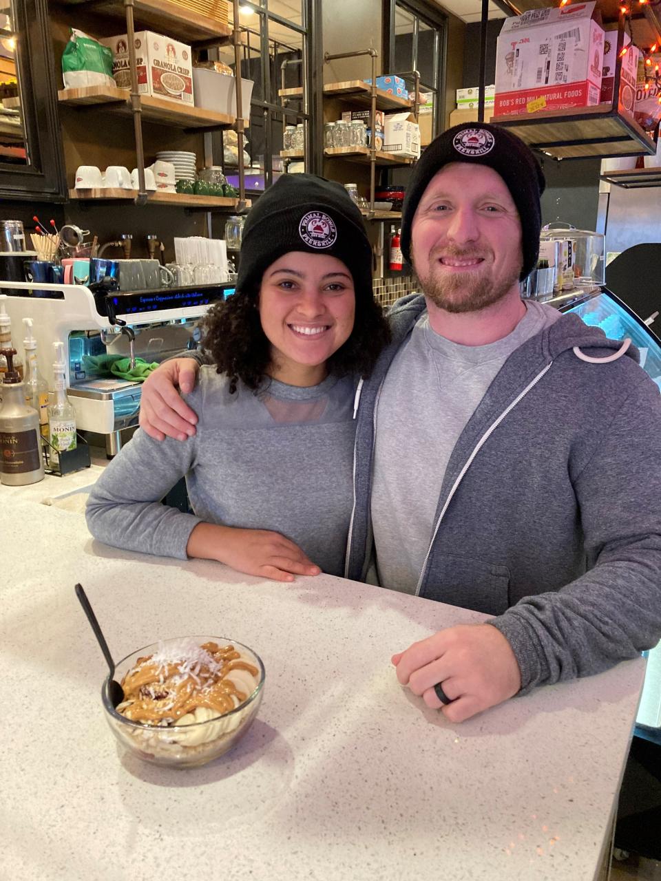 Peekskill residents Vince Autera and Evelyn Lopes opened Primal Bowls in the old Libby's Coffee Lounge space on Oct. 29. Photographed Nov. 29, 2021