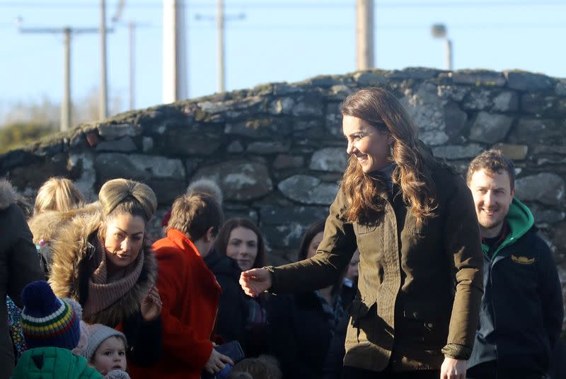 Britain's Catherine, Duchess of Cambridge visits Northern Ireland and Scotland