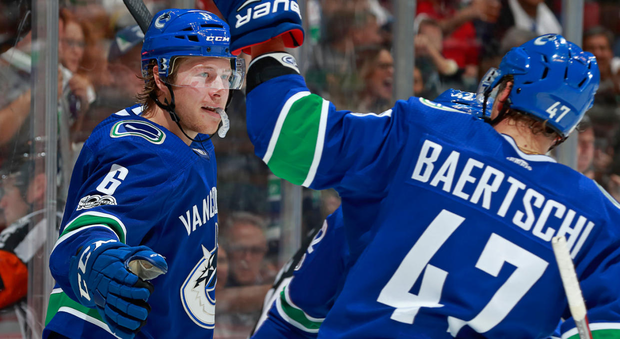 The Vancouver Canucks achieved their offseason objectives, and now they’re reaping the rewards. (Photo by Jeff Vinnick/NHLI via Getty Images)