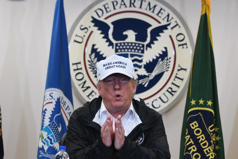 President Donald Trump declaring a national emergency to build a border wall may be the easiest way to end the partial government shutdown. (Photo: JIM WATSON via Getty Images)