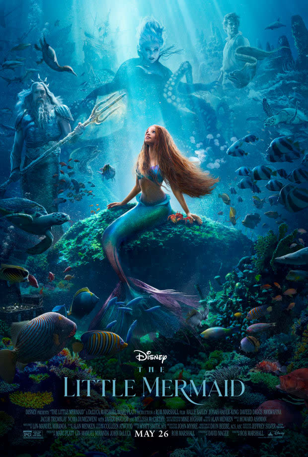 Disney's "The Little Mermaid" live-action movie poster<p>Walt Disney Studios</p>