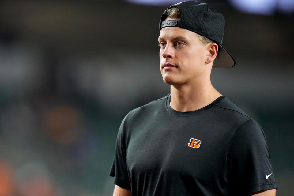 Some Cincinnati Bengals fans think Joe Burrow is engaged to his longtime girlfriend Olivia Holzmacher.