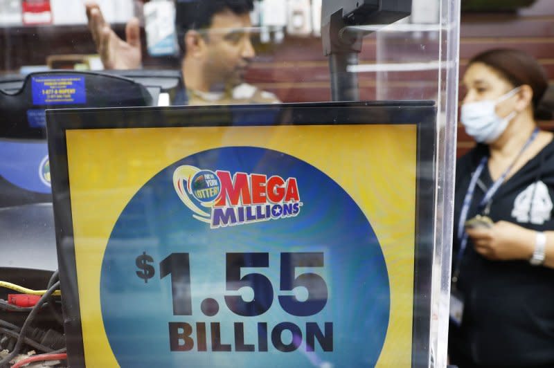 The Mega Millions jackpot in Tuesday night's drawing could be worth an estimated $1.55 billion. Photo by John Angelillo/UPI