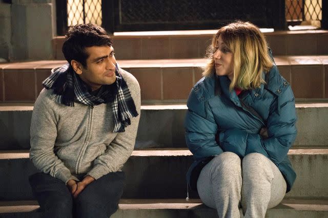 <p>Sarah Shatz/Amazon Studios/Lionsgate</p> Kumail Nanjiani and Zoe Kazan in 'The Big Sick,' 2017