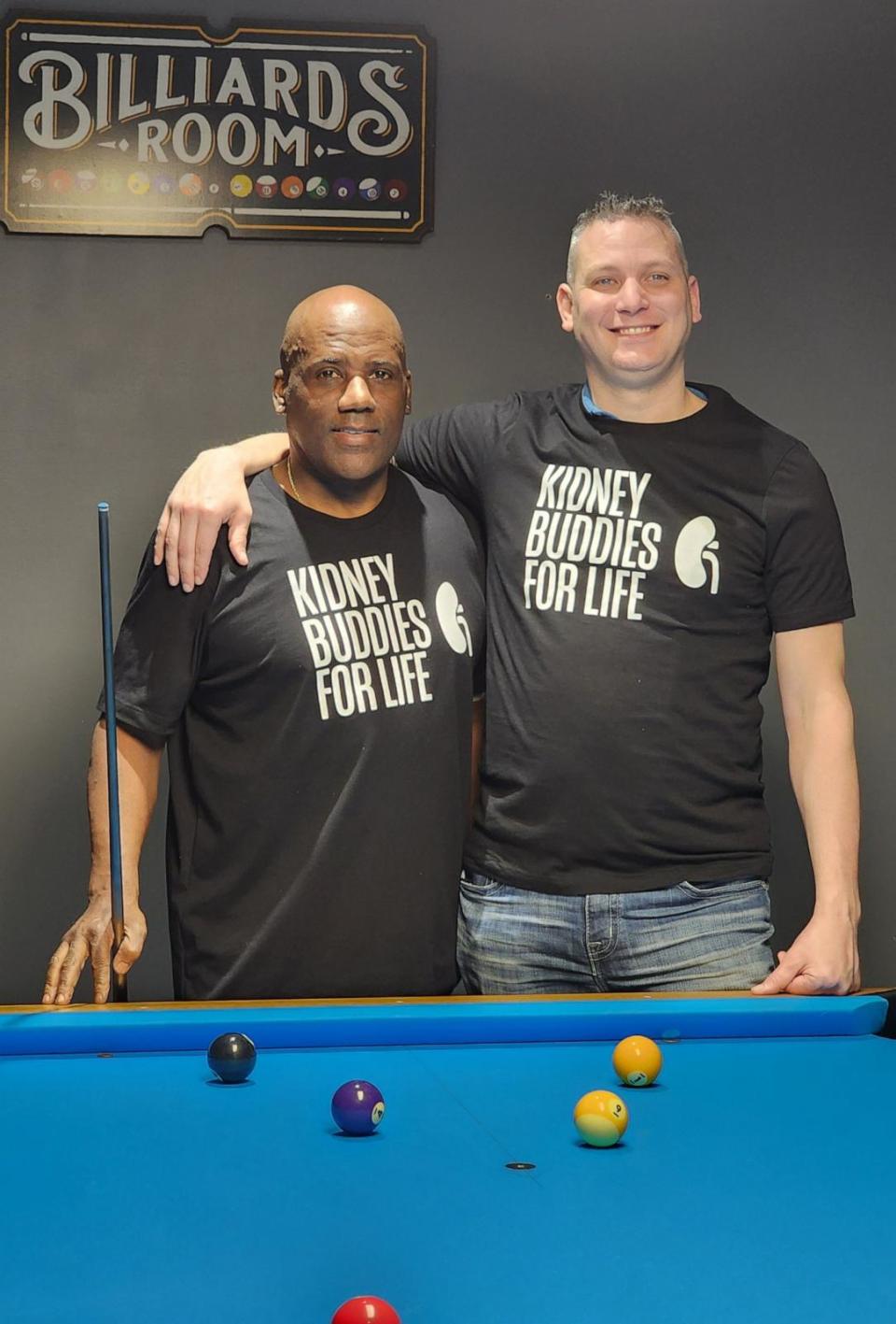 PHOTO: James Harris Jr. and Russ Rudhead became lifelong friends after undergoing a kidney transplant. (Courtesy of Denise Epps-Harris)