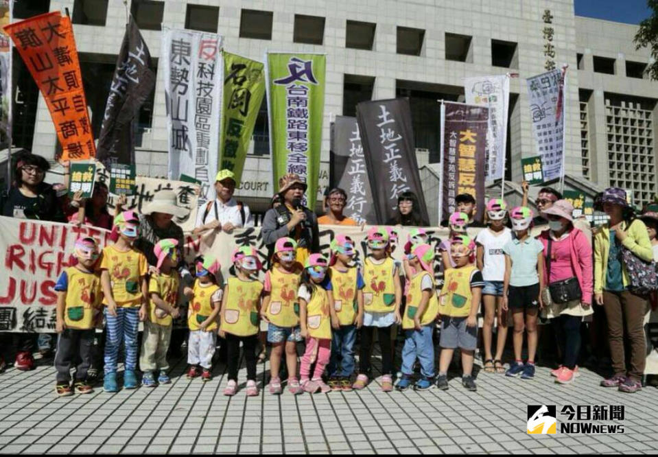 ▲黎明幼兒園與重劃會纏訟多年，日前台中高分院判決重劃會勝訴，曾多次表達抗議(圖／擷取黎明幼兒園保留行動臉書2018.11.6)