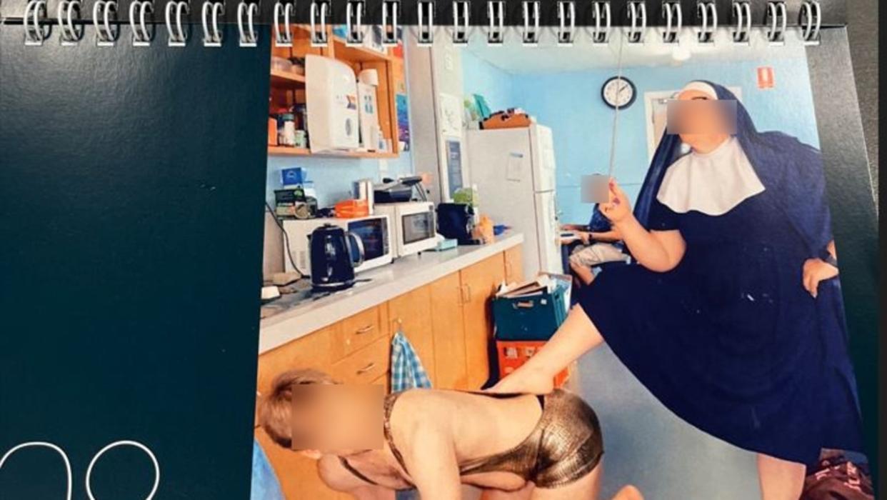 Two Queensland teachers who held a salacious photo shoot on school grounds are under investigation.