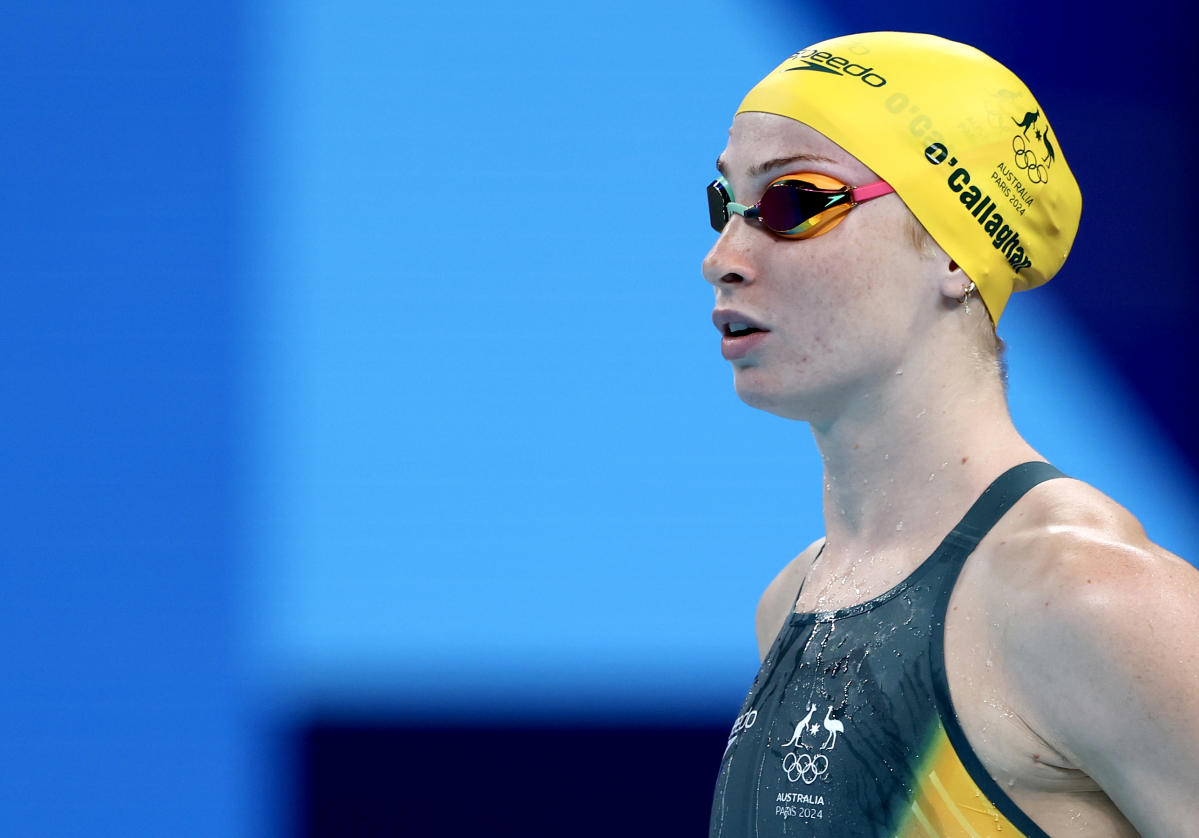 Australia takes gold over Katie Ledeckyled Team USA in 4x200 freestyle