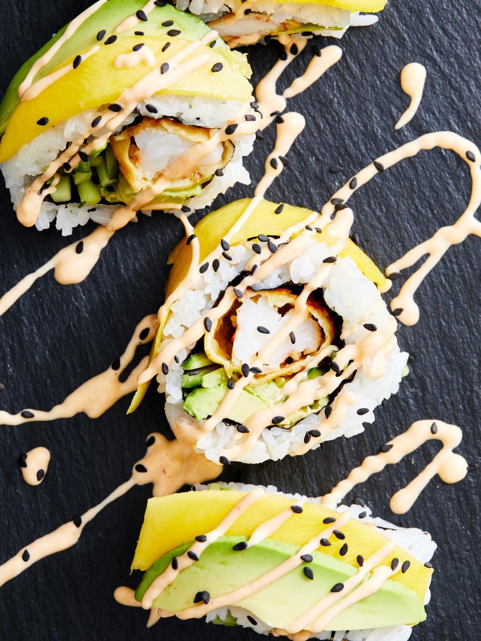 dragon roll sushi