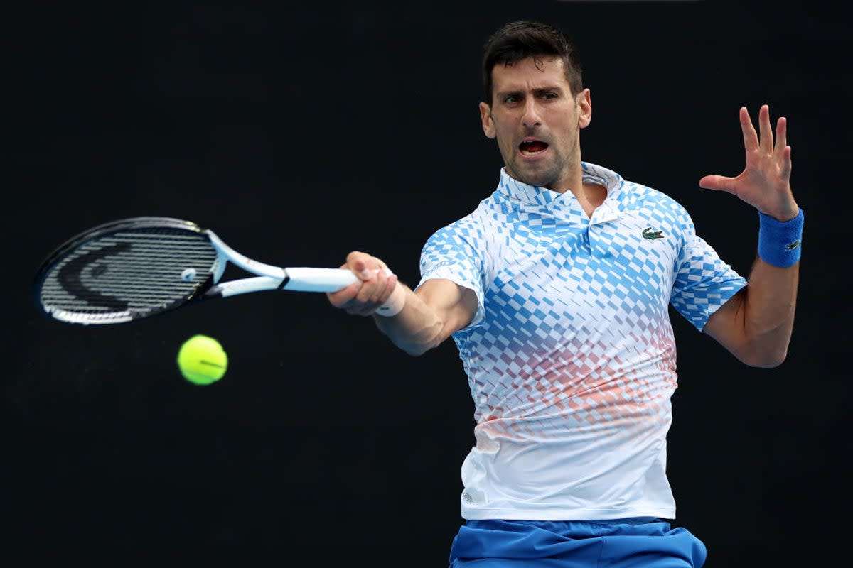 Novak Djokovic is back in action on Monday  (Getty Images)