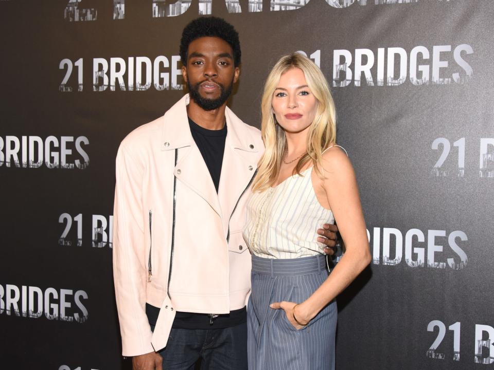 Chadwick Boseman Sienna Miller Araya Diaz Getty