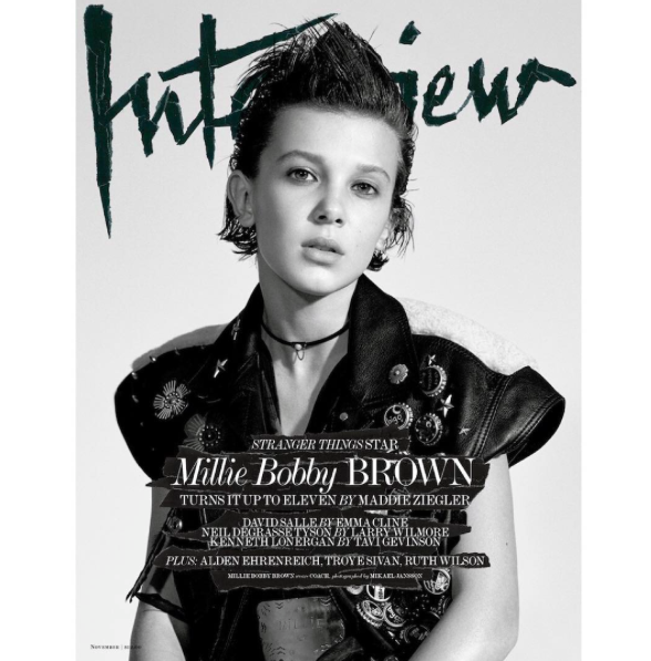 Stranger Things' Millie Bobby Brown unrecognisable as she glams up for  stunning new pics