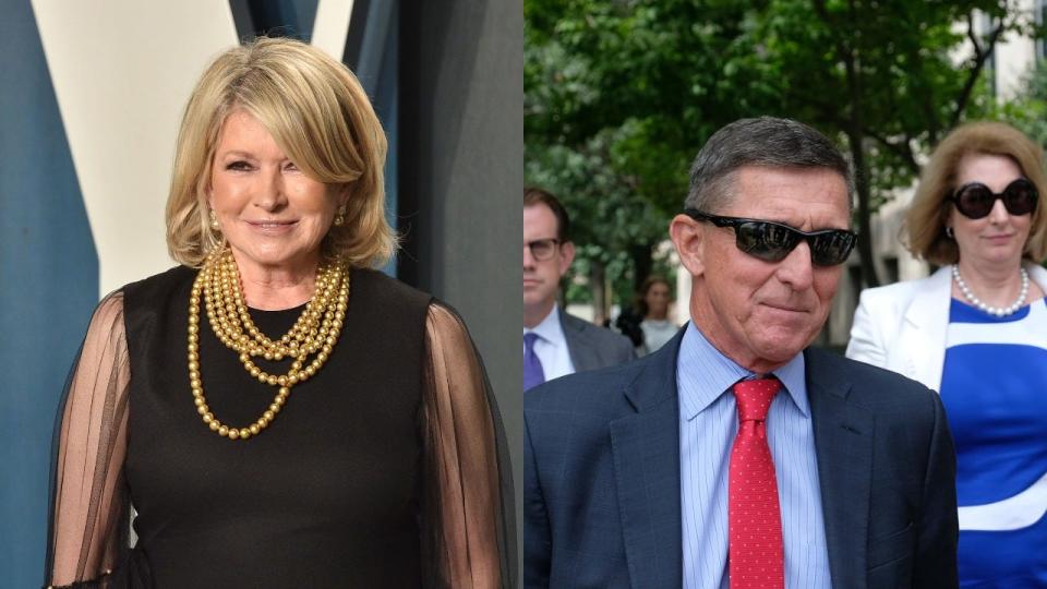 martha stewart, michael flynn