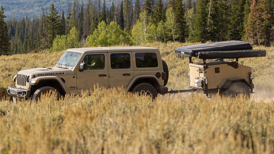 Overland Trailer具備獨立懸吊，還有比Wrangler更高的離地高度，挑戰困難地形不在話下。(圖片來源/ Jeep)