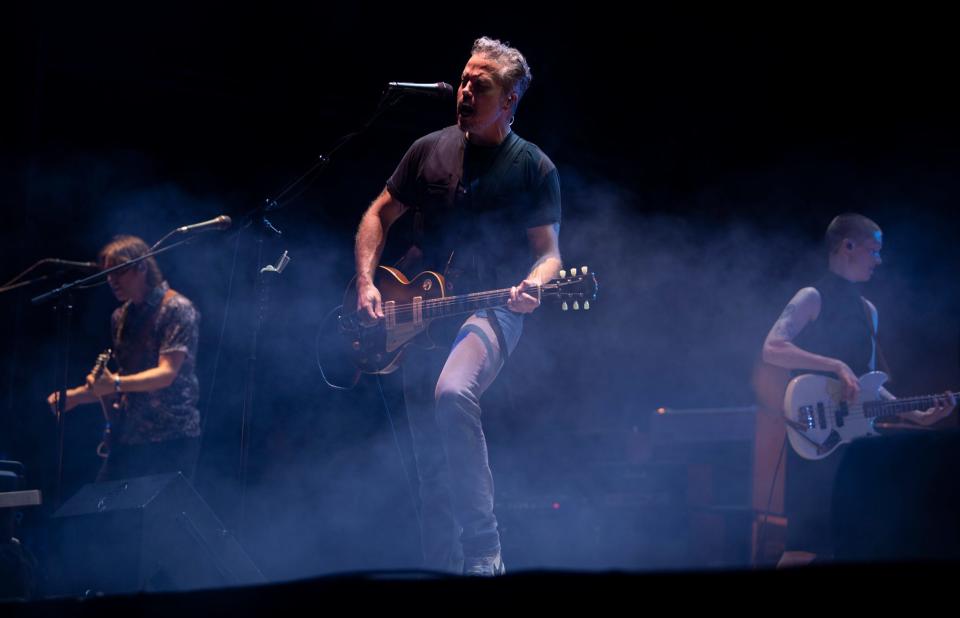 Jason Isbell & The 400 Unit perform at Bonnaroo in Manchester, Tenn., on Sunday, June 16, 2024.