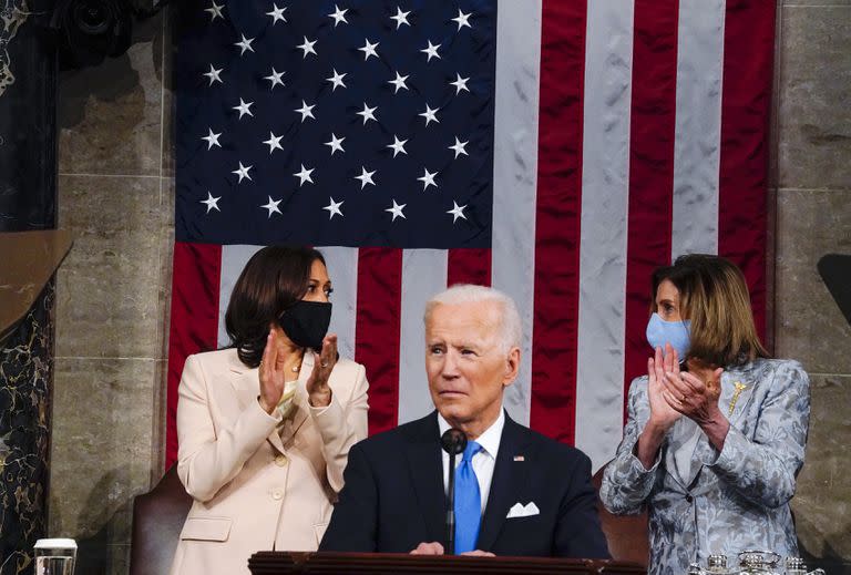 Joe Biden marcó sus primeros 100 días de gobierno