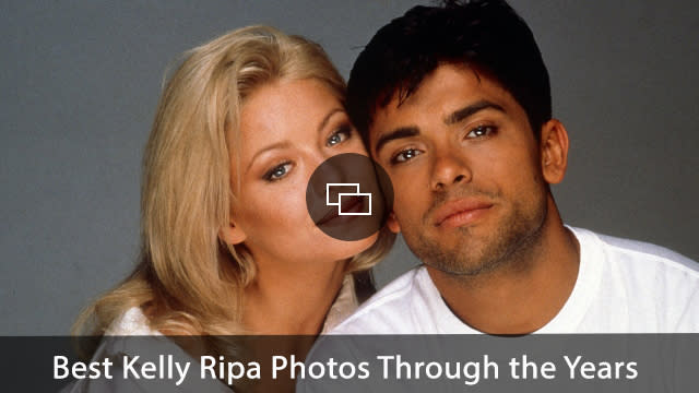 ALL MY CHILDREN, from left: Kelly Ripa, Mark Consuelos, 1996, 1970-2011