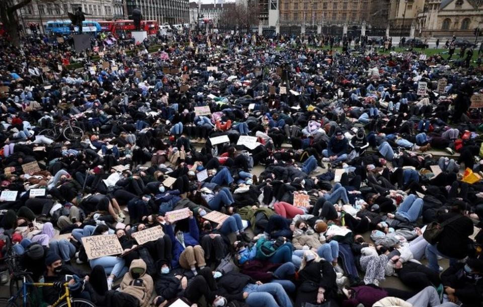 Protesta en Londres.