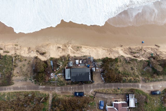 Hemsby cliff erosion – Norfolk